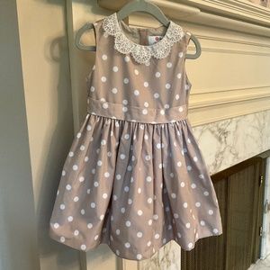 Fall polka dot 3T dress